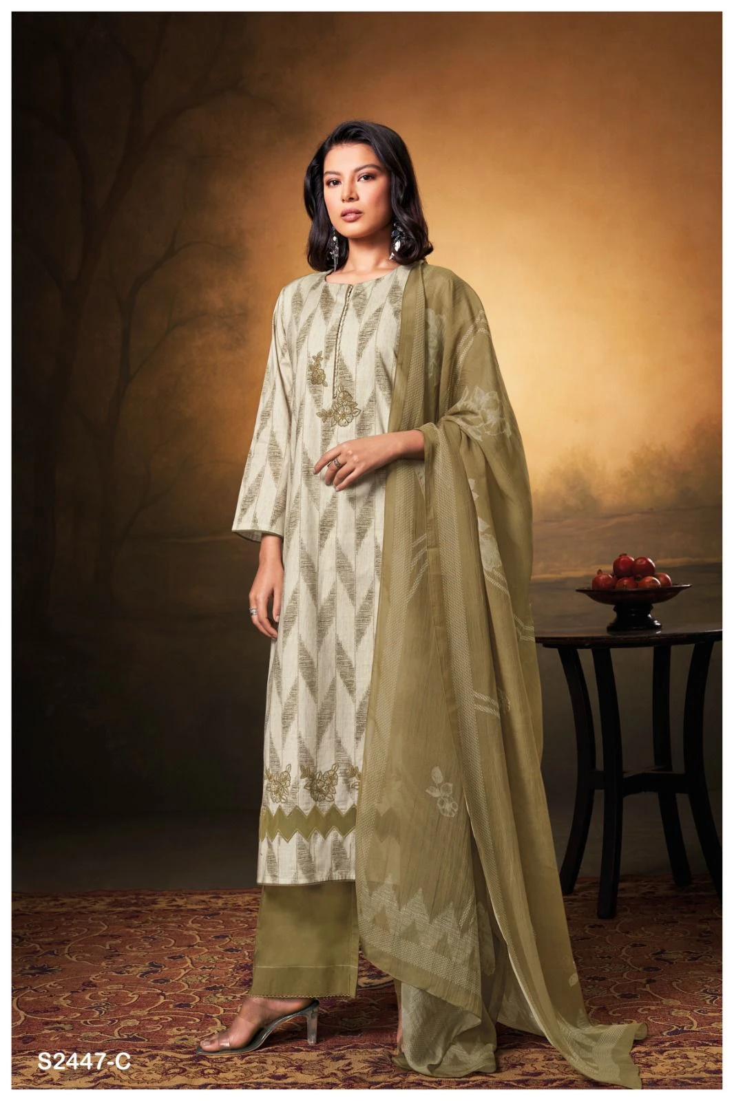 Ganga Humsiha 2447 Cotton Digital Printed Wholesale Fancy Salwar Suit Catalog — Wholesale Salwar Suits, Ganga wholesale from Surat - Gallery Image 3
